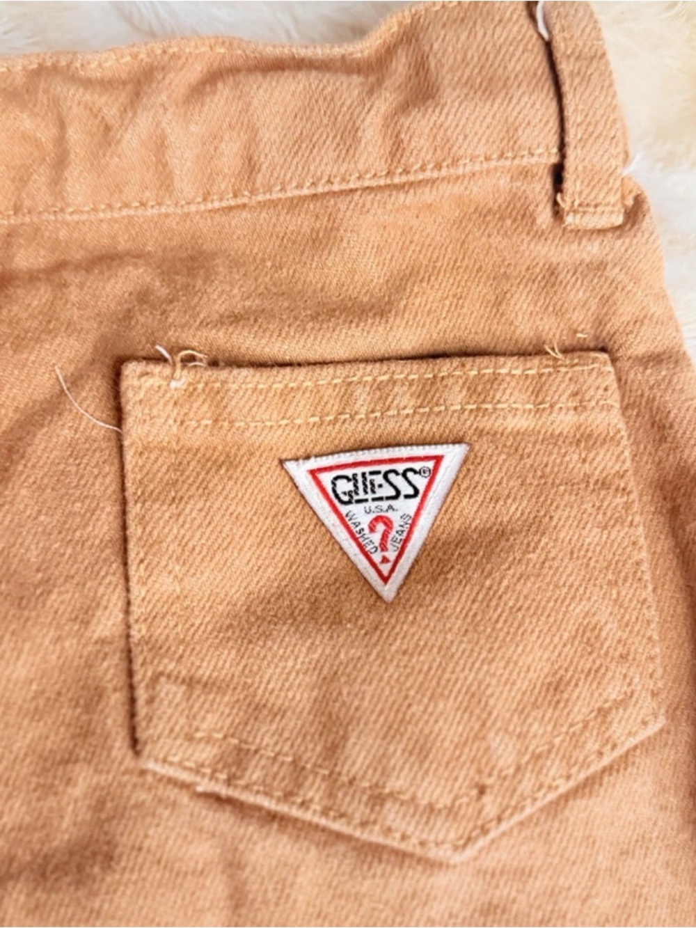 Baby Guess Vintage Tan Denim Pants Size 24M